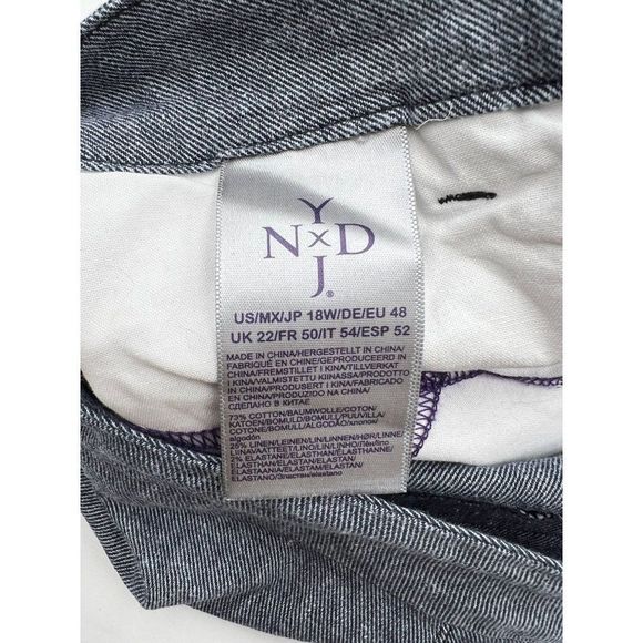 NYDJ Women Plus Size 18W Lift Tuck Technology Blue Gray Clarissa Trouser - Picture 7 of 13